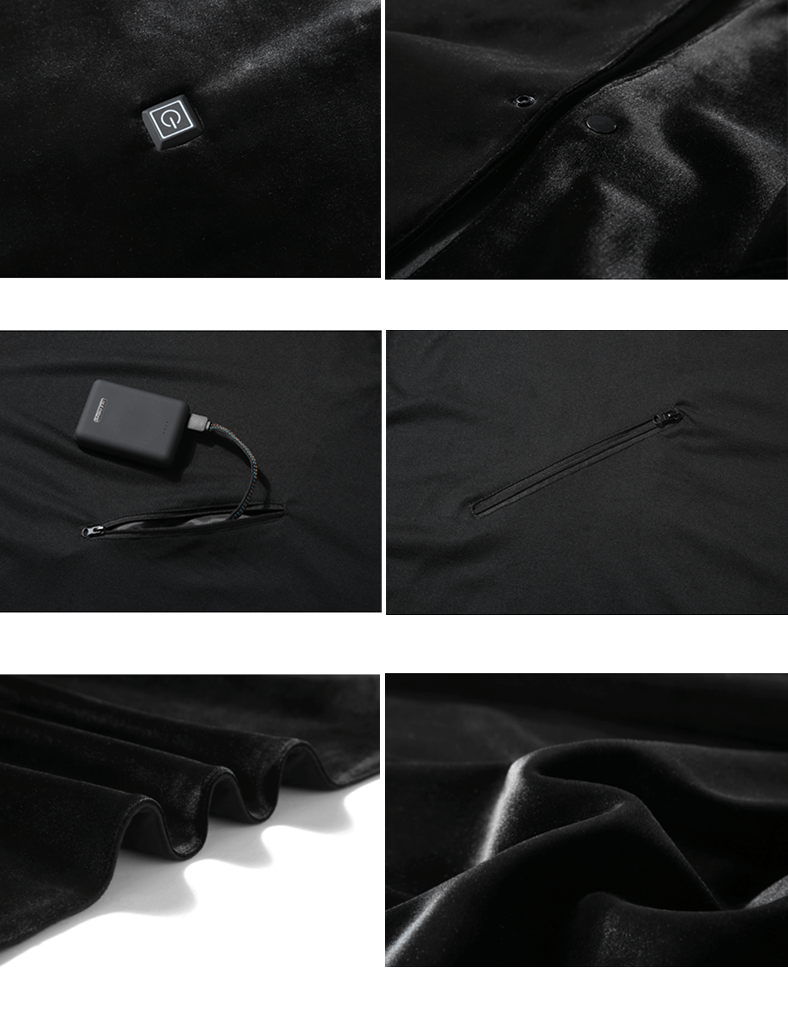 Women's Heated Fleece Cloak