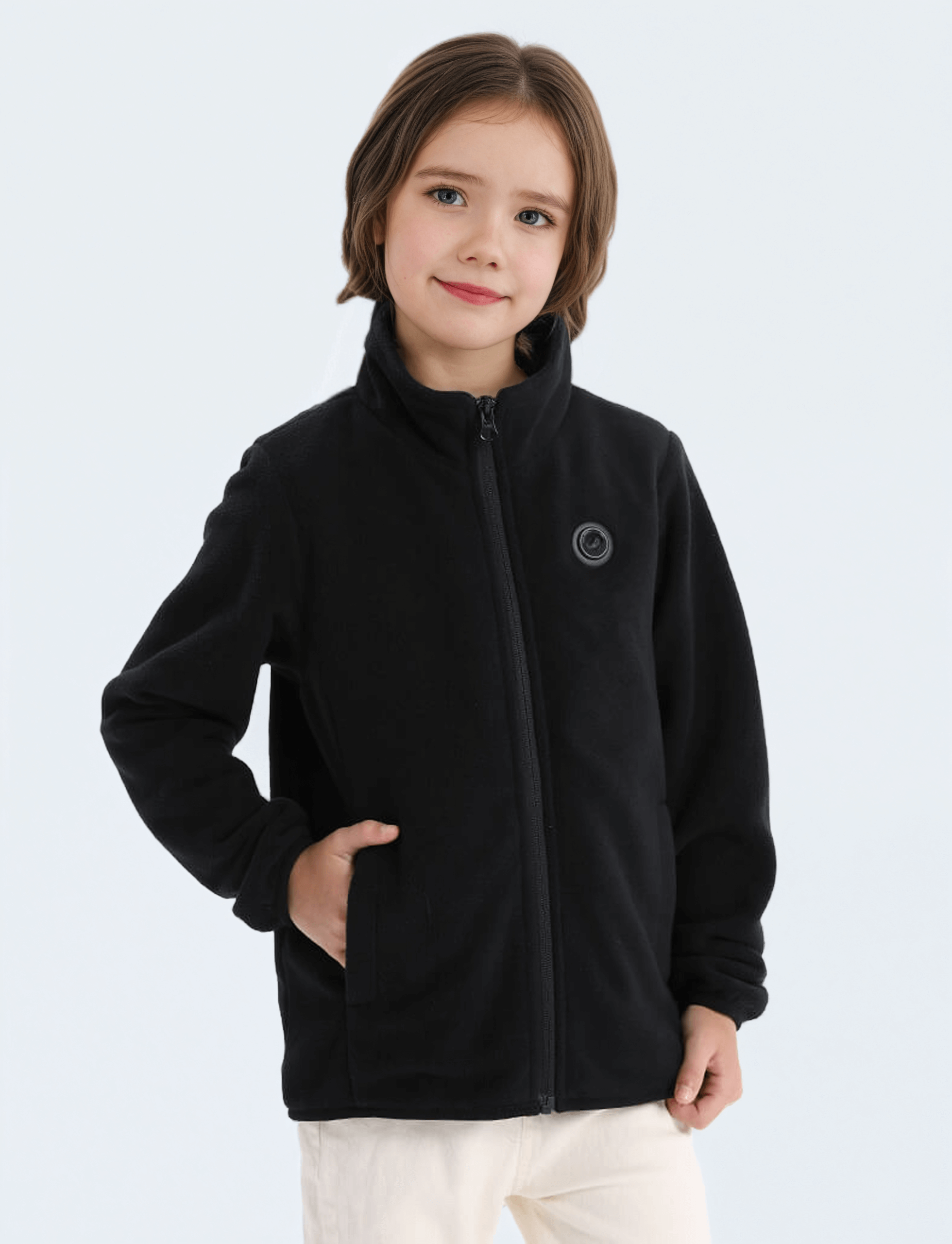 Girl's Heated Fleece Jacket