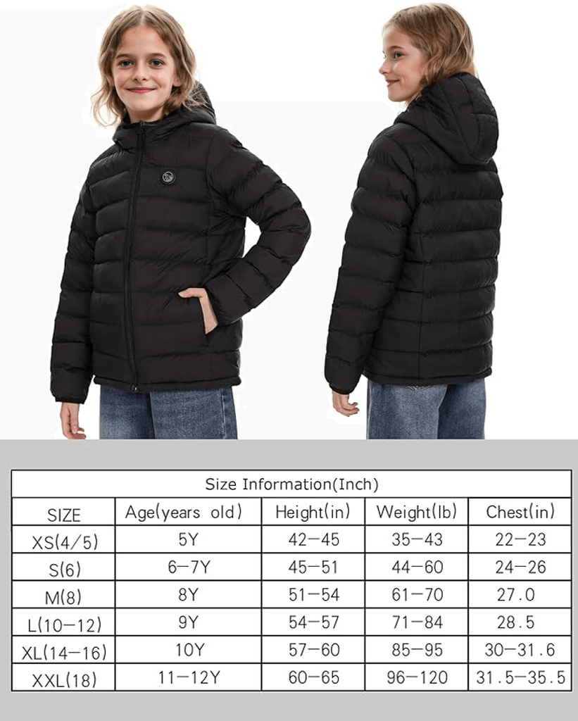 Girl's Classic Heated Jacket