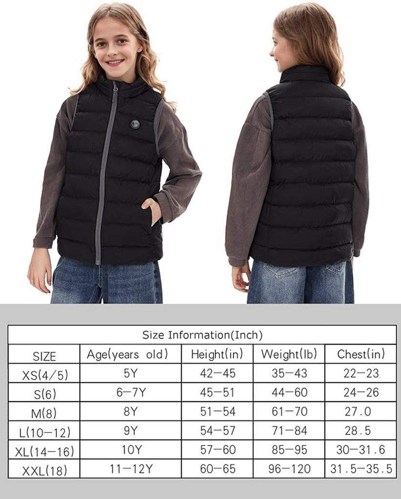 Girl's Classic Heated Vest