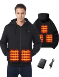 Unisex Heated Fleece Hoodie