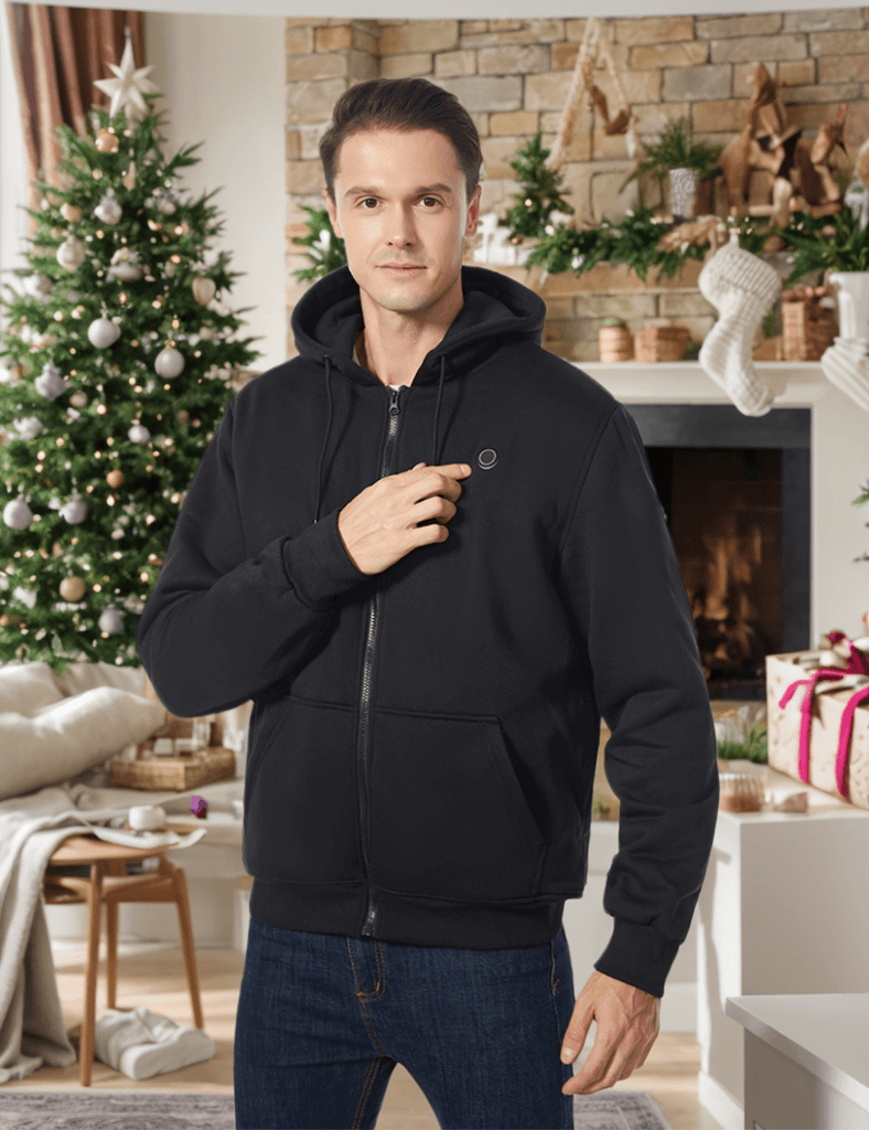 Unisex Heated Fleece Hoodie