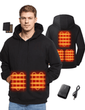 Unisex Heated Pullover Hoodie