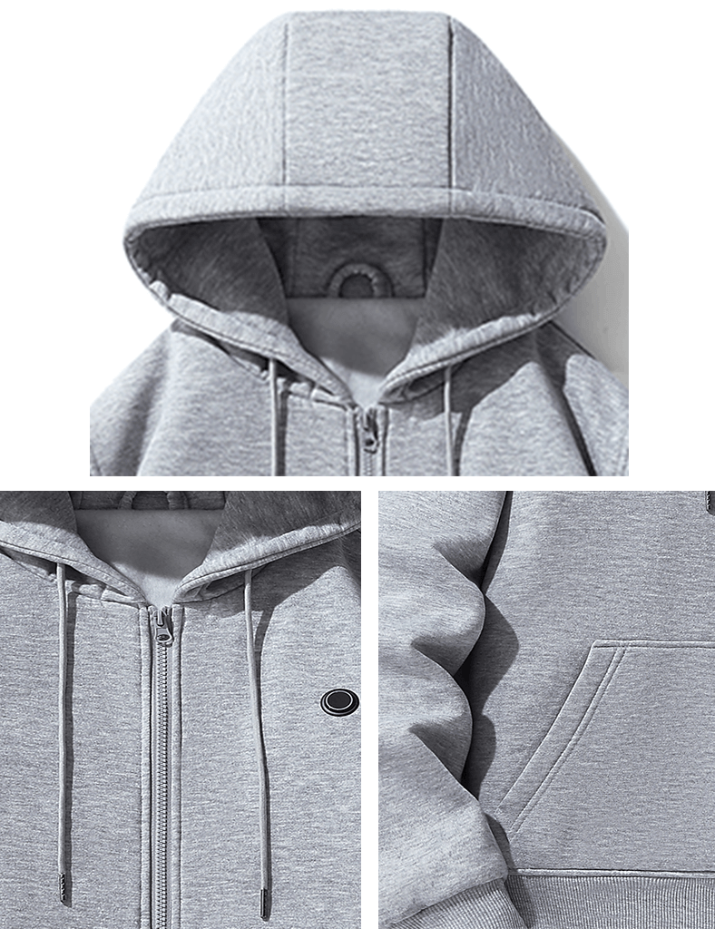 Unisex Heated Fleece Hoodie