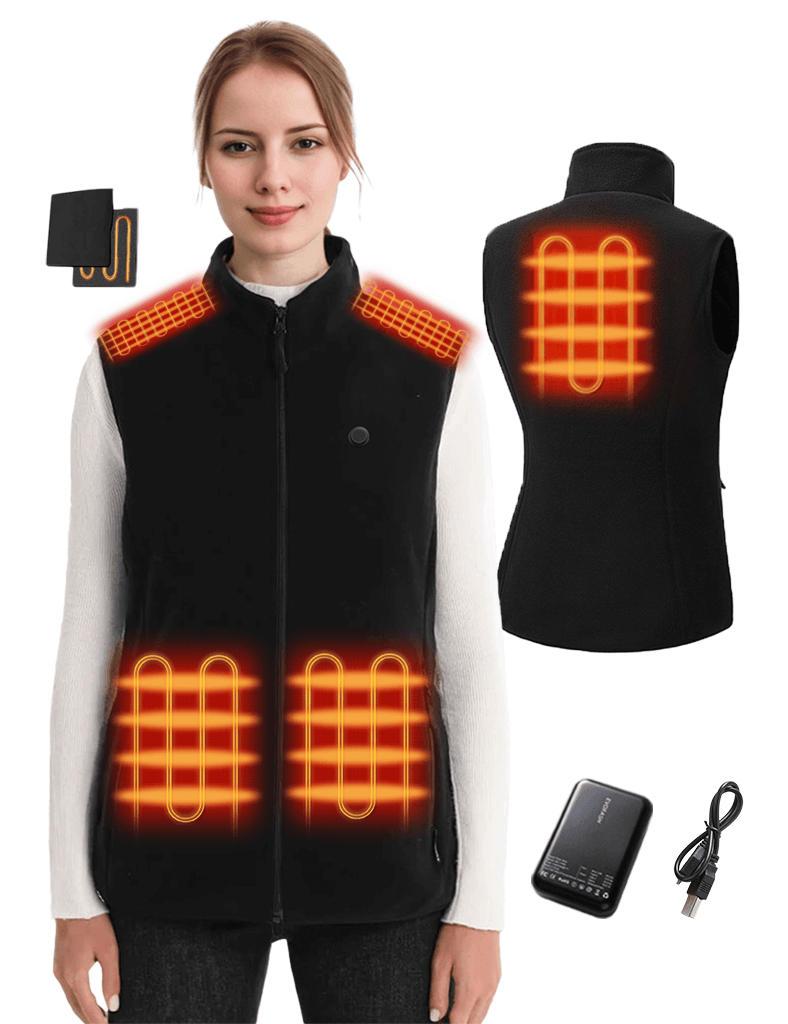 Women's Heated Fleece Vest